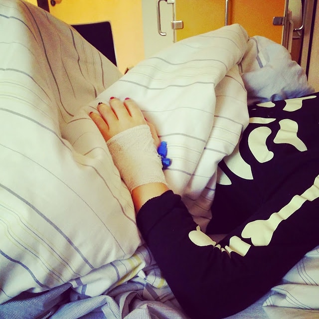 Kind im Krankenhaus
