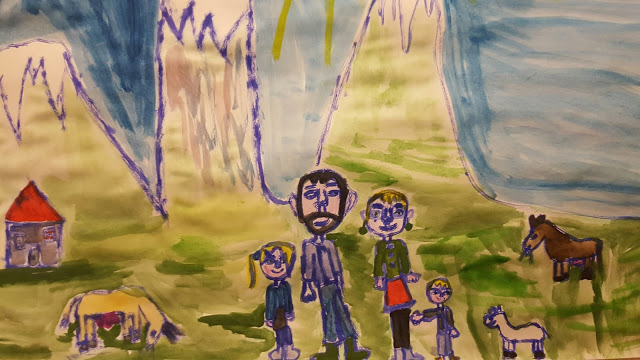 Tuschezeichnung, mamablog, papablog, Familienblog