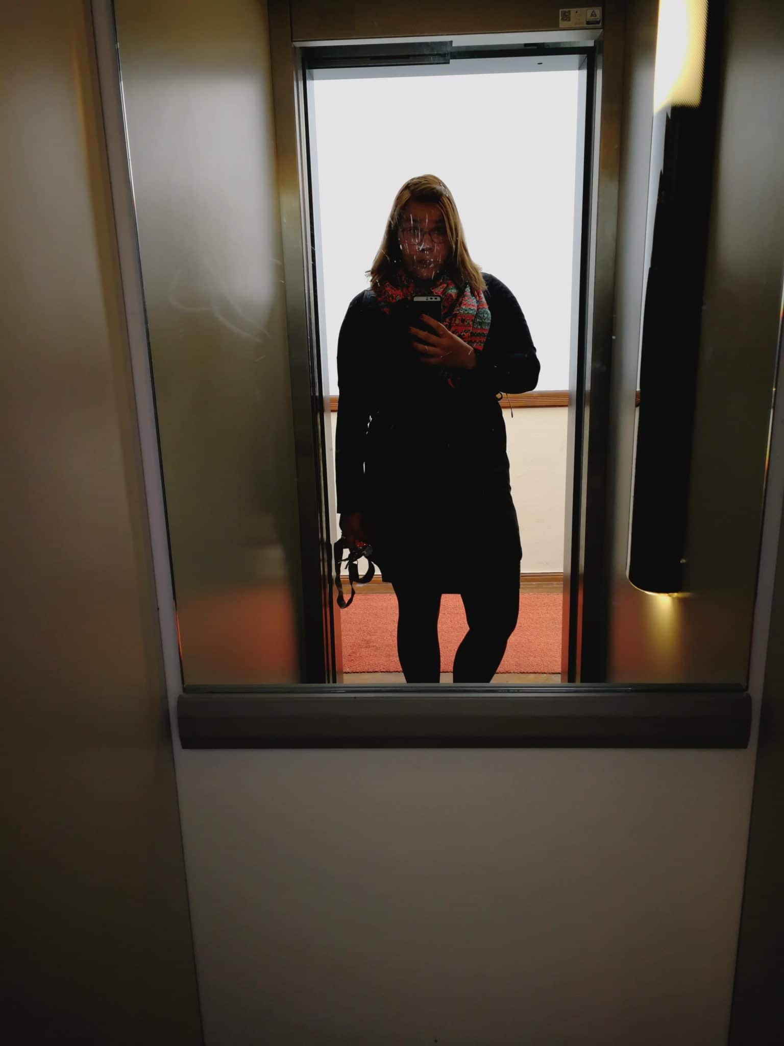 Fahrstuhl Selfie