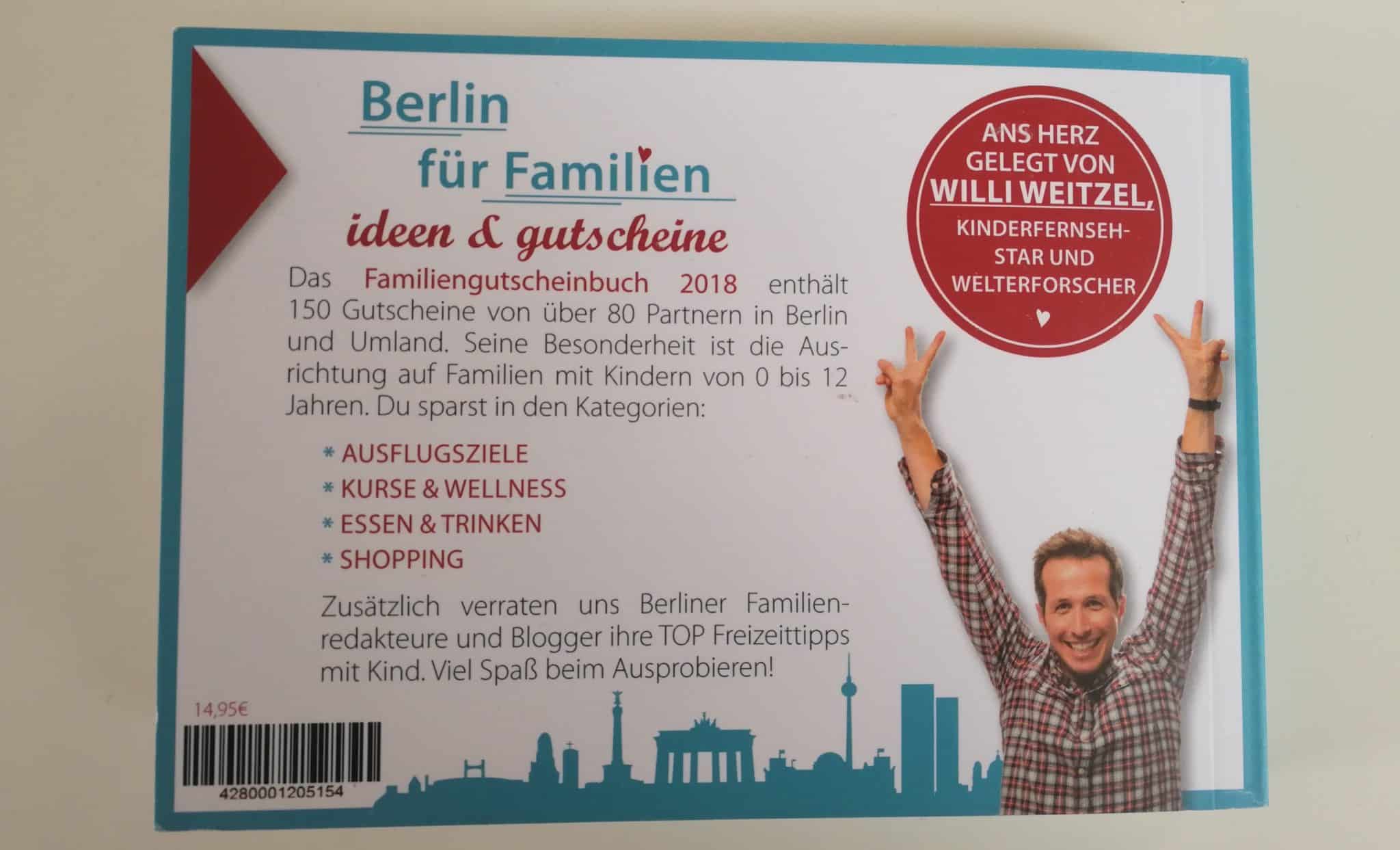 Berlin für Familien Gutscheinbuch