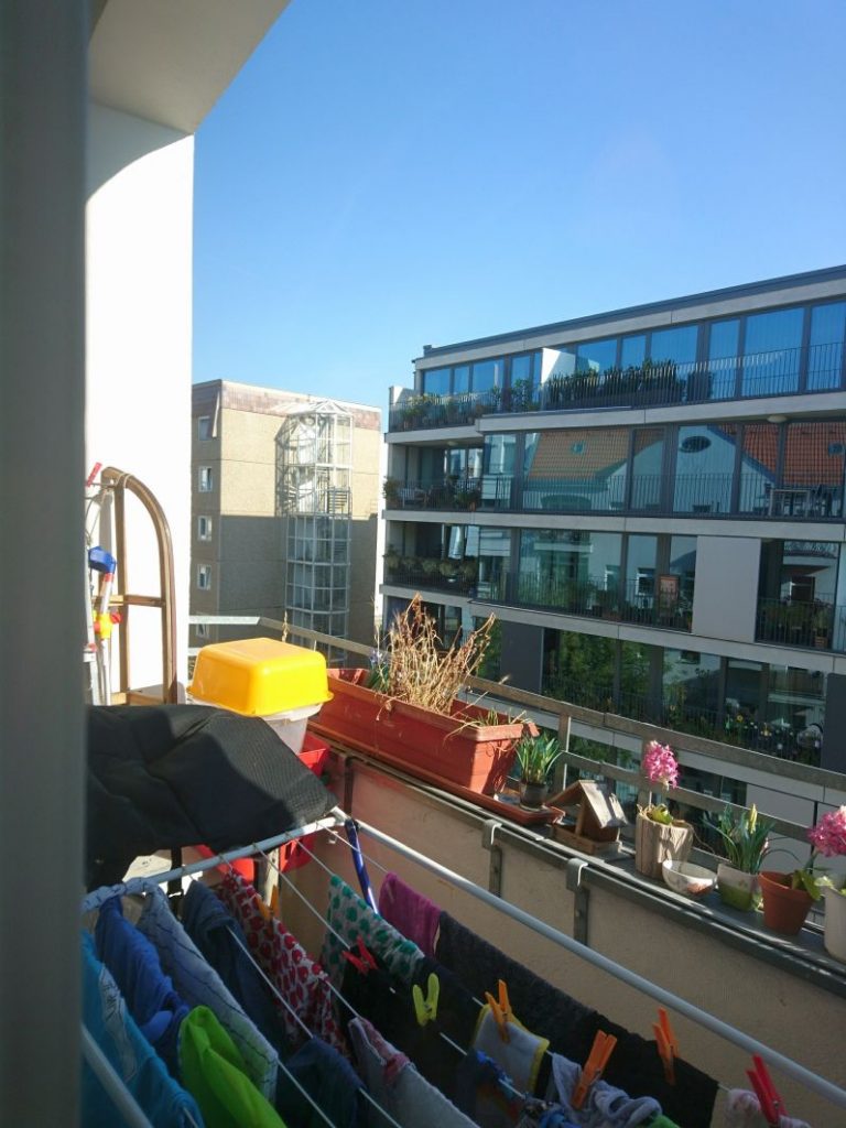 Blick vom Balkon 