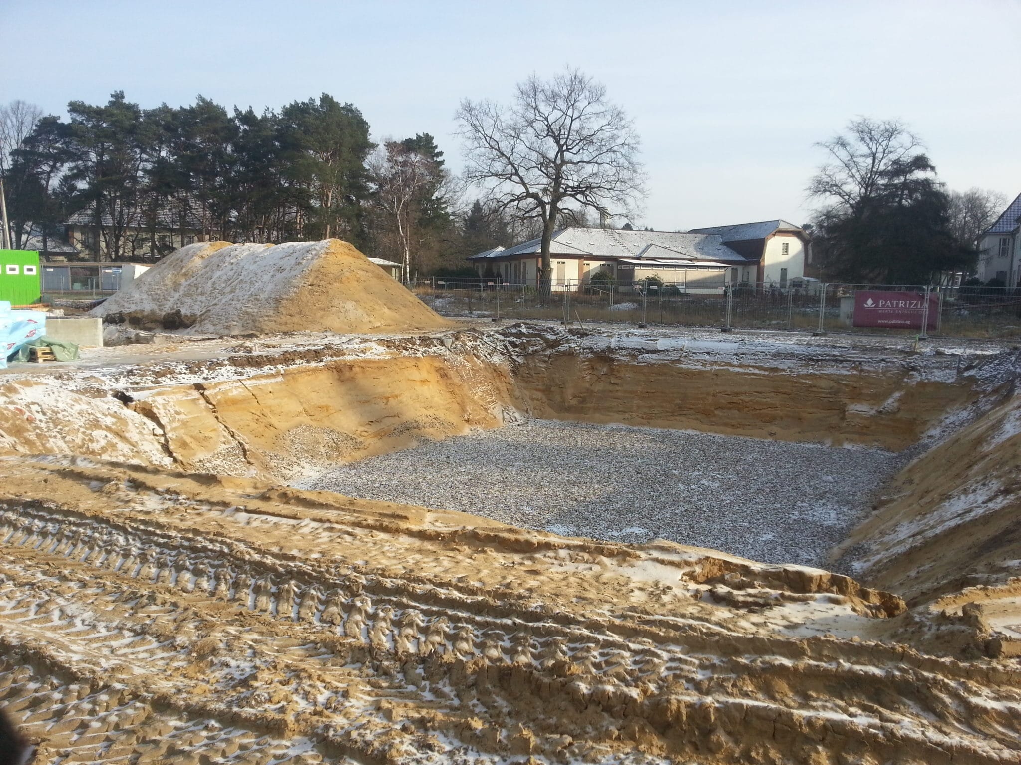 Der Bau beginnt