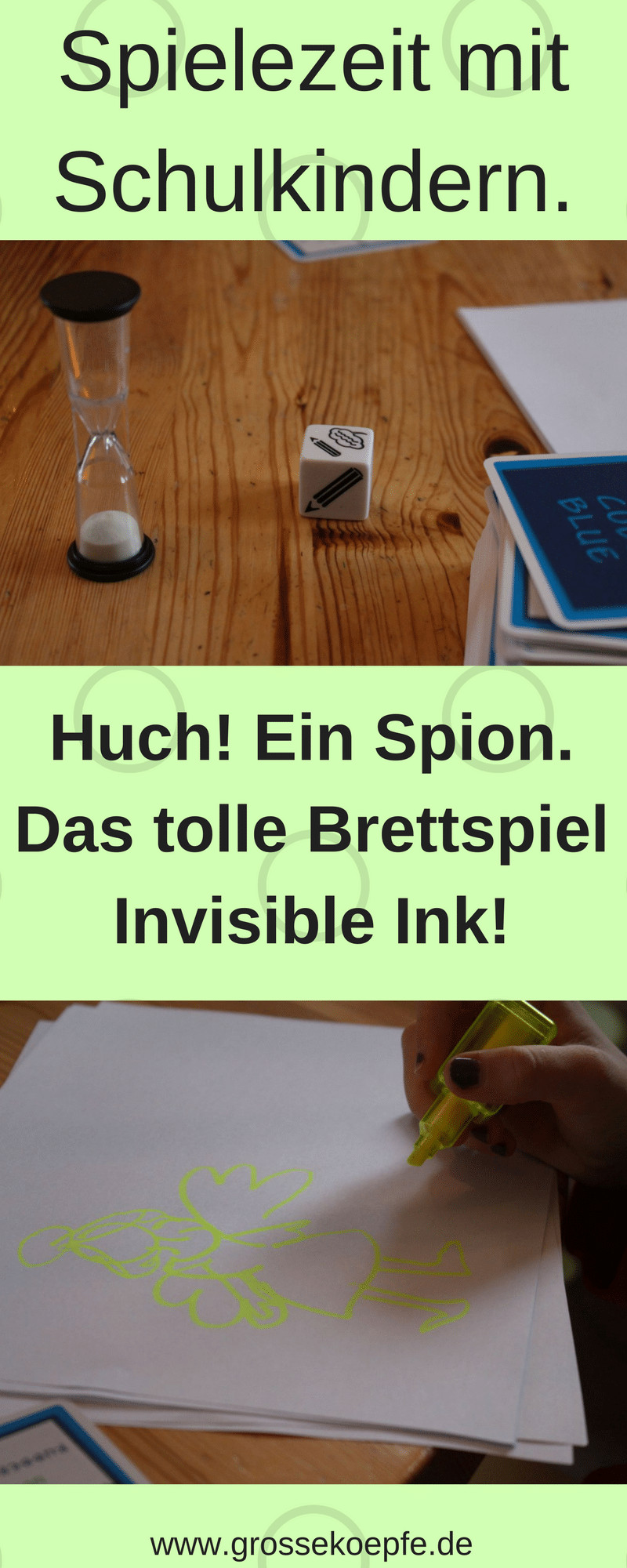 Das Spiel Invisible Ink