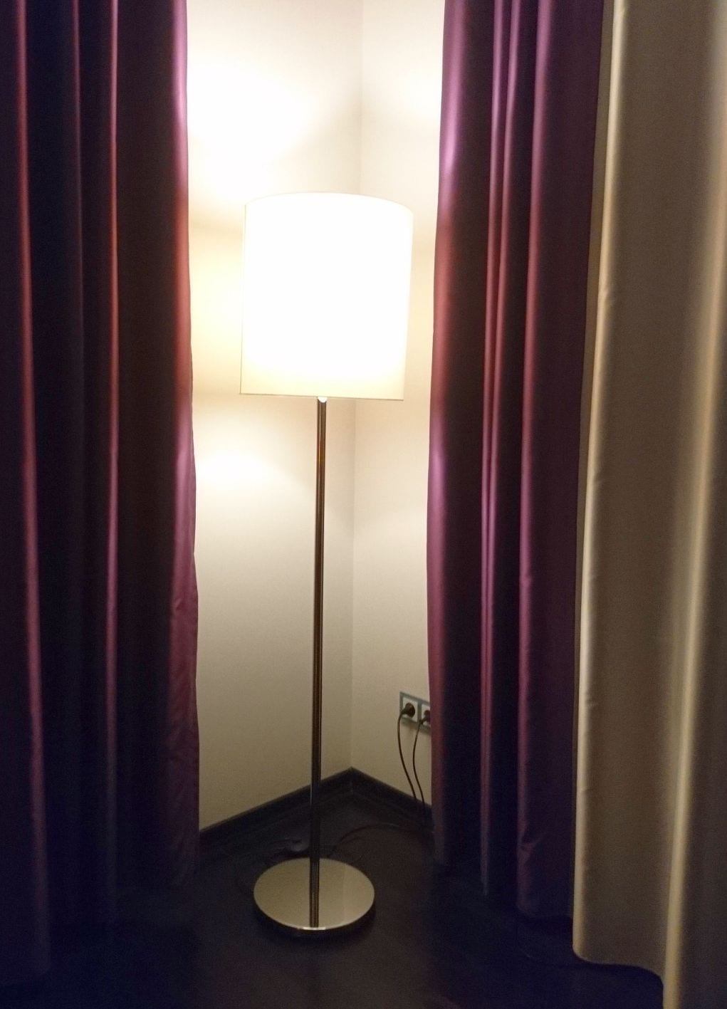 Ecke des Hotelzimmers