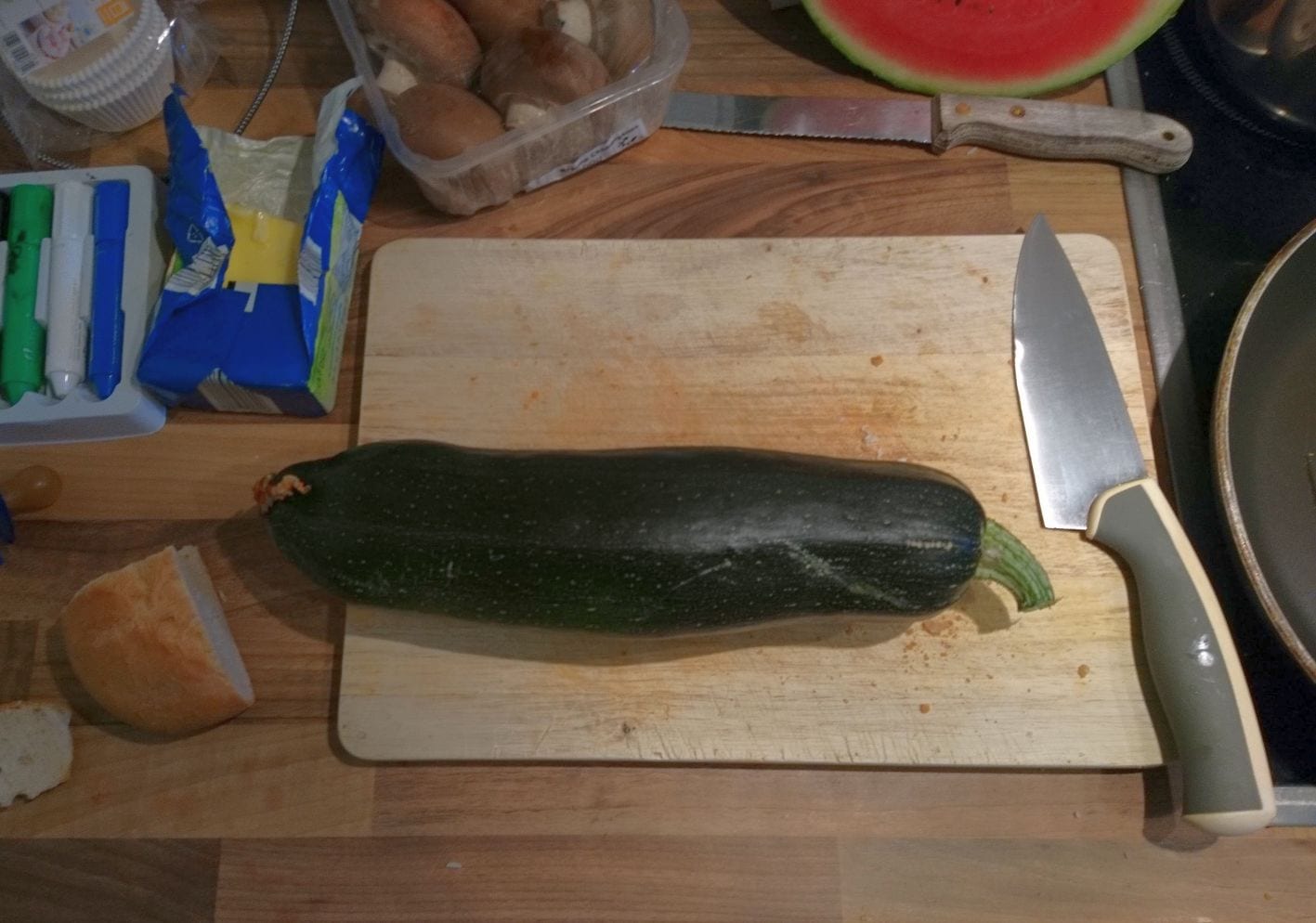 Zucchini, Sommer, Terrassenernte