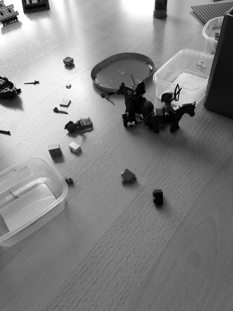Lego auf dem Boden