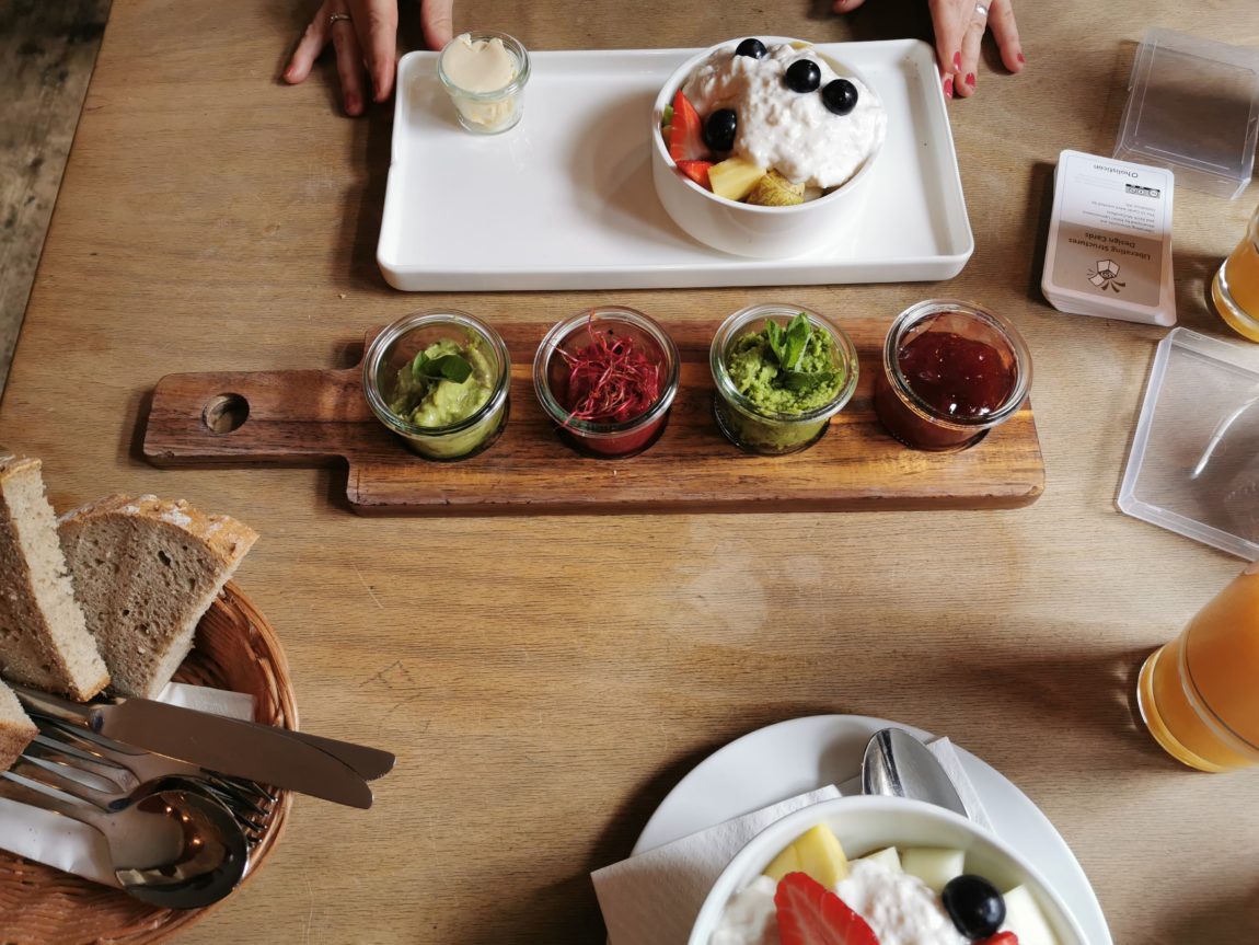 veganes Frühstück im Cafe Butter