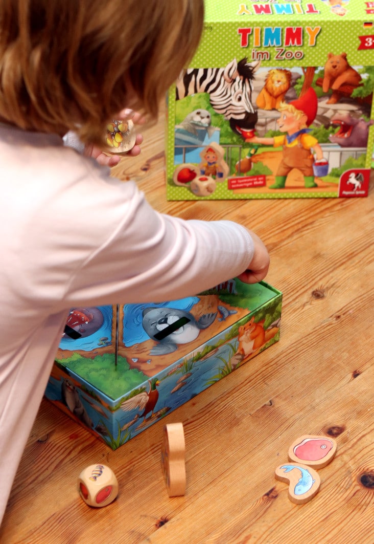 Timmy im Zoo - ein Familienspiel für Kinder ab 3 Jahren