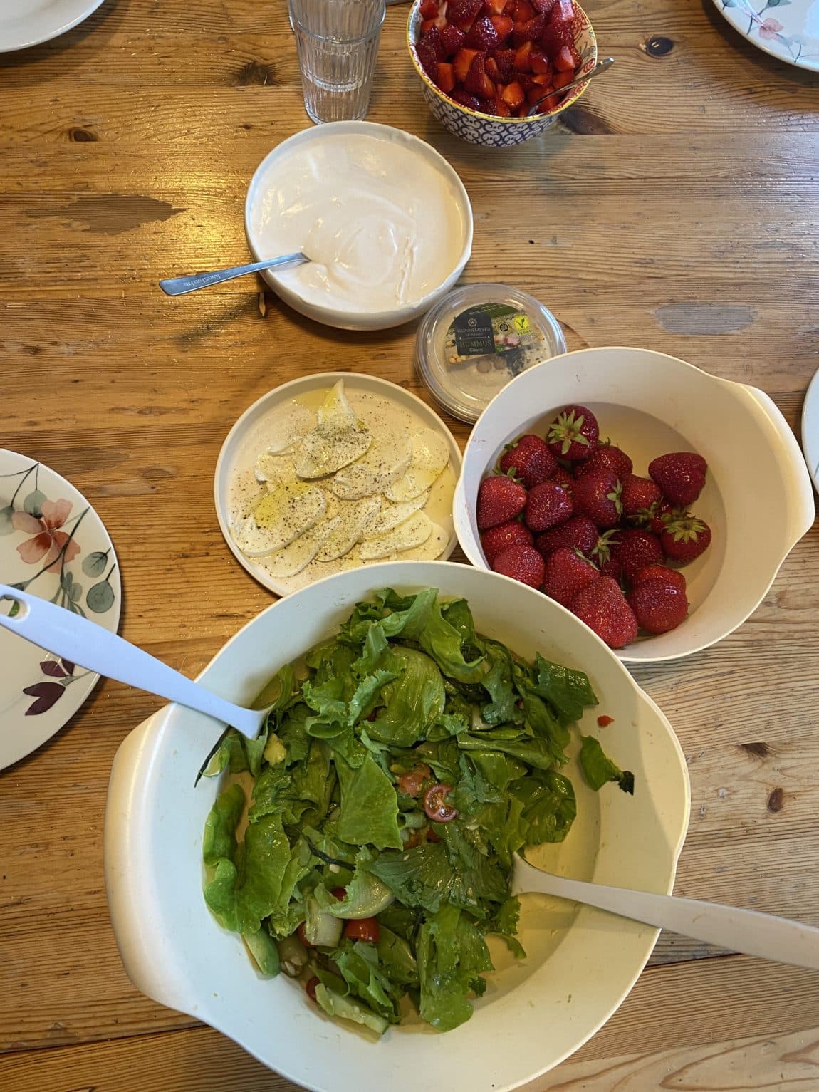 Salat aus dem eigenen Garten.