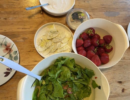 Salat aus dem eigenen Garten.
