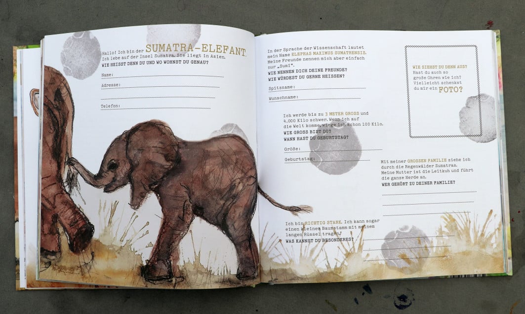 „Freundschaftsbuch. Tiere kennenlernen und schützen“ von Eva Jöckel und Sandra Theumert (Freies Geistesleben)