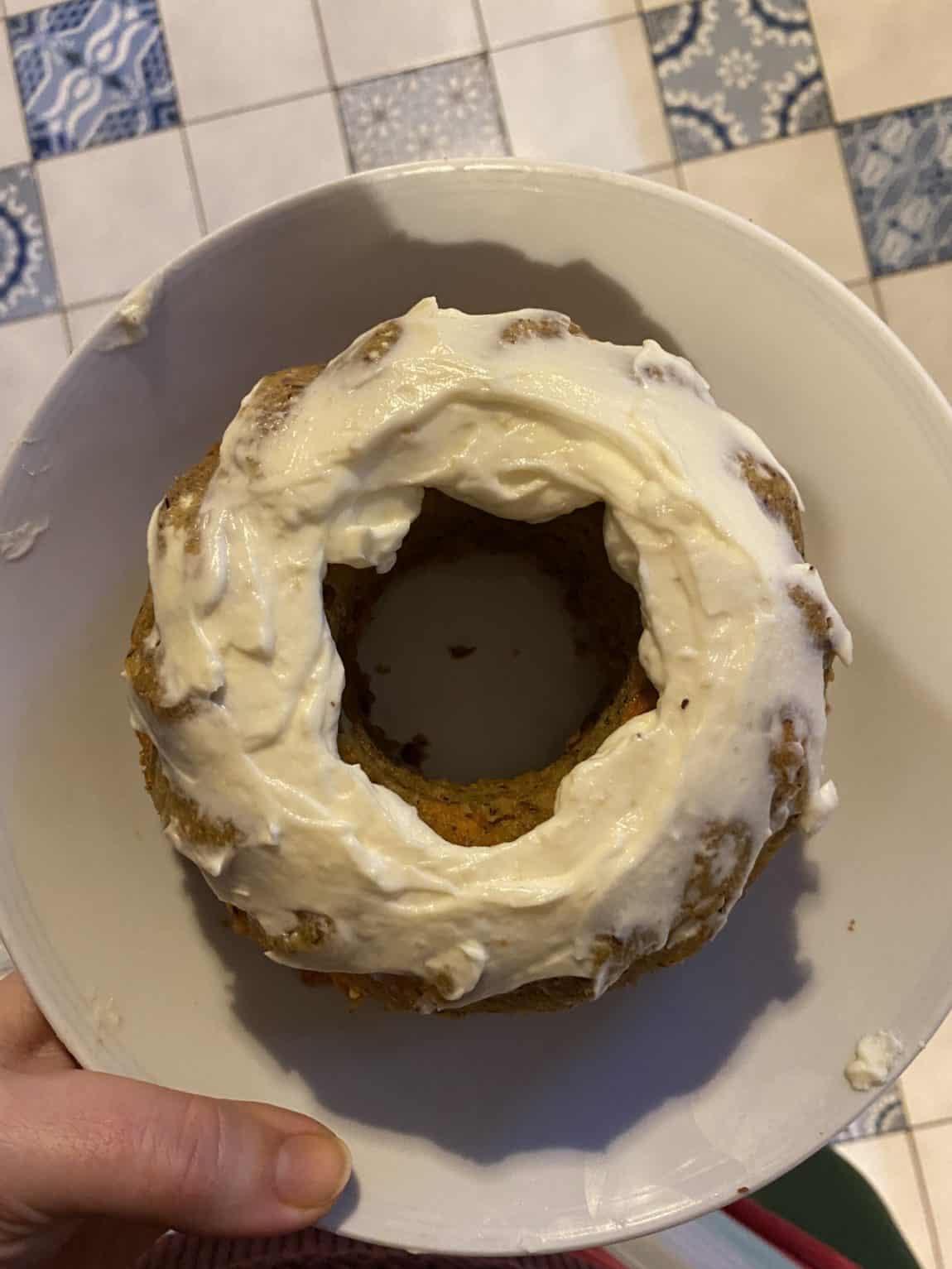 Für die Nachbarn mit Frischkäse Topping.