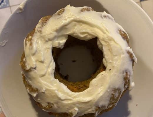 Für die Nachbarn mit Frischkäse Topping.
