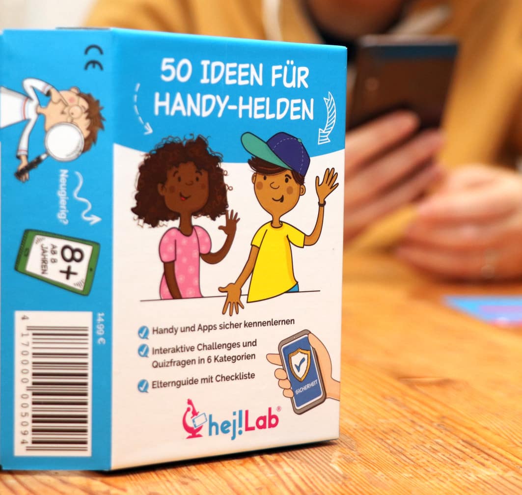 hej! Lab Kartenspiel für die Kinder und ihr Smartphone