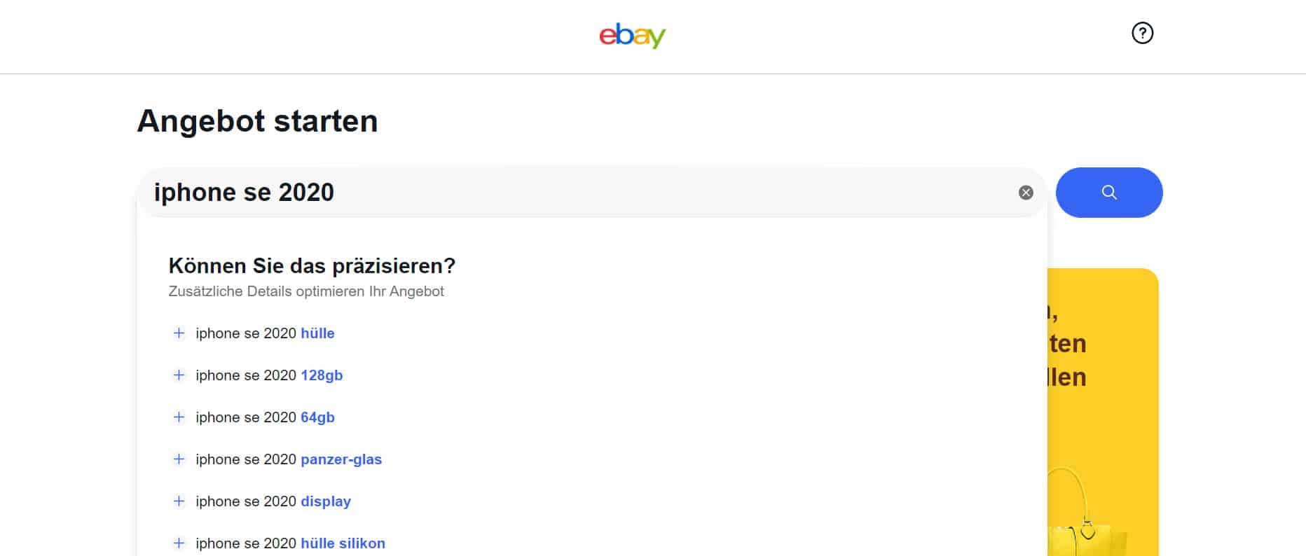 eBay Challenge Wie verkauft man etwas auf eBay