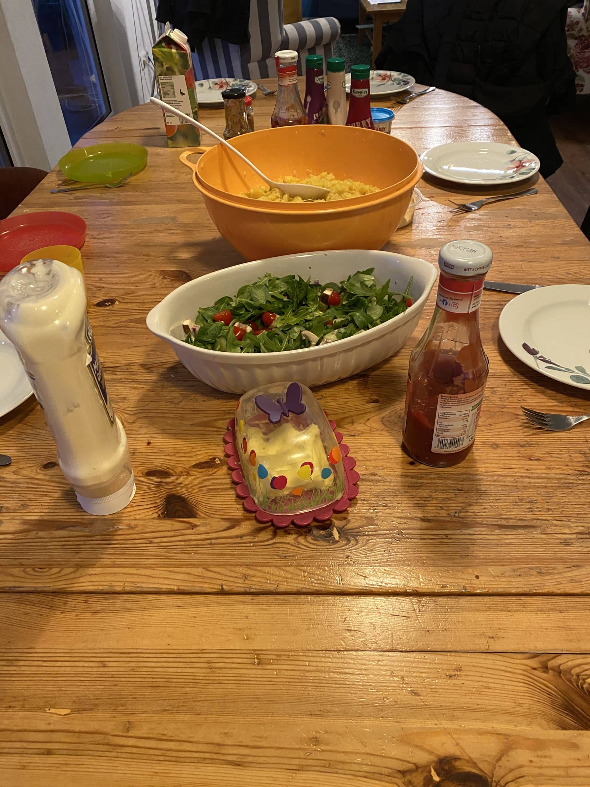 Mit dem Sohn und mir sind heute eine Freundin und ihre Söhne mitgekommen. Danach grillen wir daheim. Was für ein Tag.