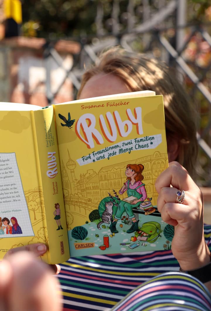 Susanne Fuelscher und das Buch Ruby, Lesebuch für Kinder ab 9 Jahren