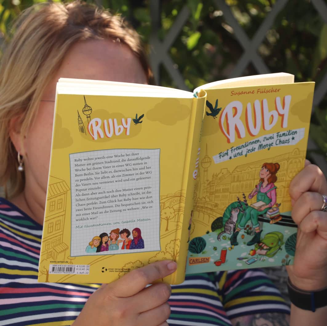 Susanne Fuelscher und das Buch Ruby, Lesebuch für Kinder ab 9 Jahren