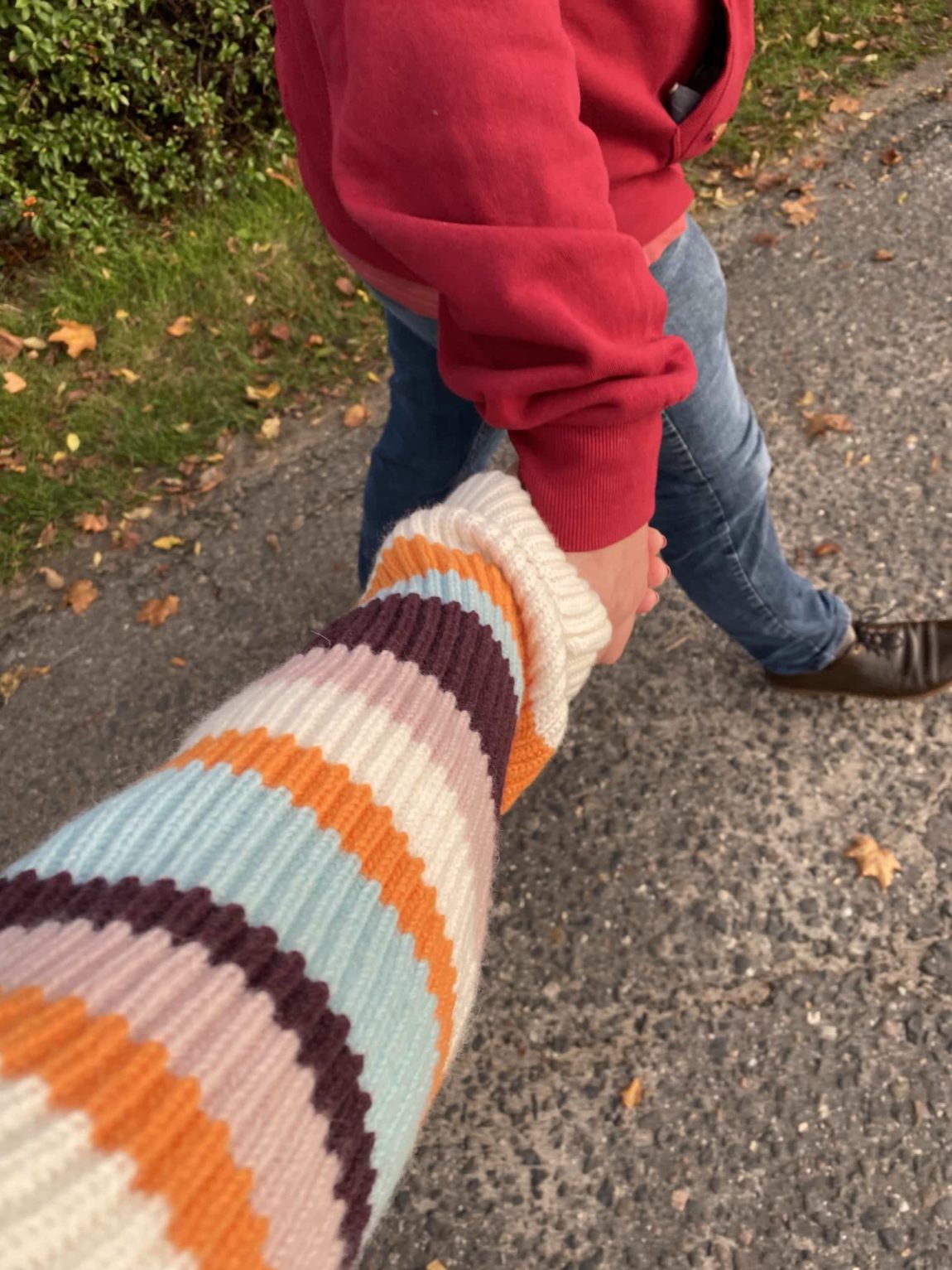 Hand in Hand, auch an diesem Wochenende in den Herbstferien.