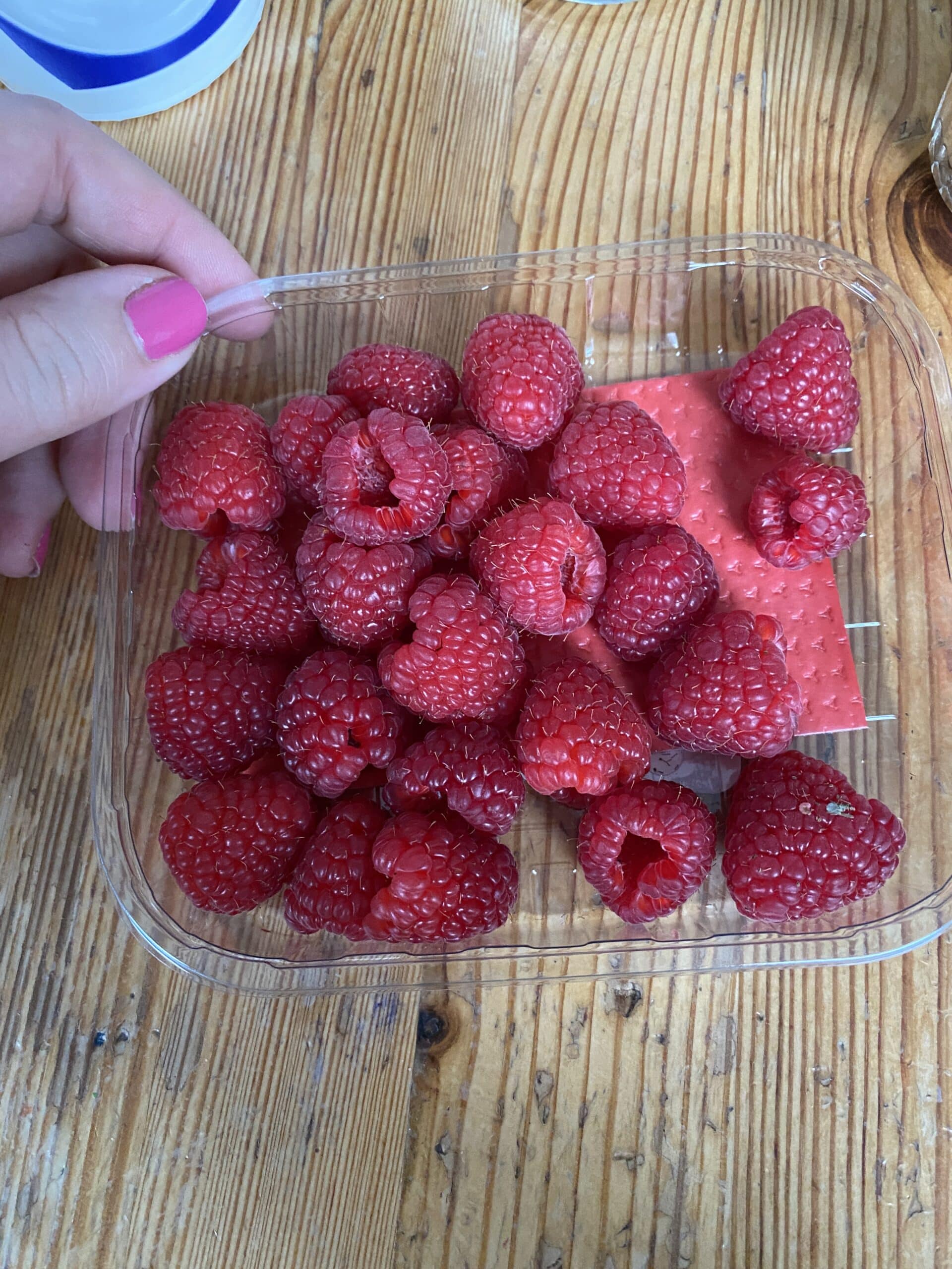 und heute mal Himbeeren deluxe.