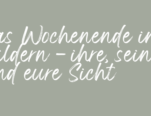 Das Wochenende in Bildern 15/16.04.23 - ihre, seine und eure Sicht