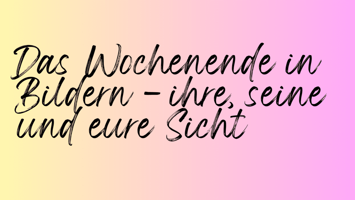 Das Wochenende in Bildern_rosa