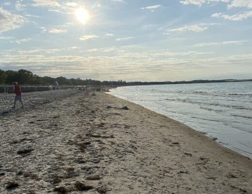 und am Abend dann noch ein bisschen aufs Meer schauen.