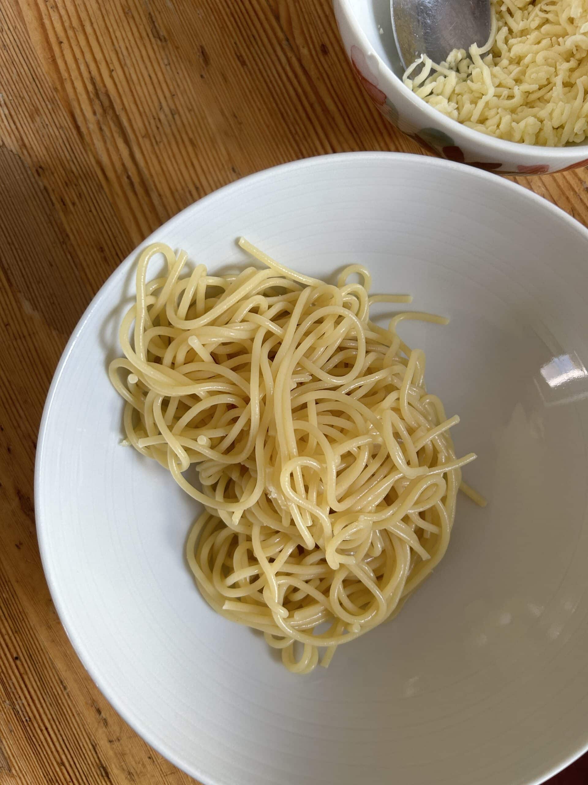 Zum Mittag gibt es Wunschessen der Kinder..