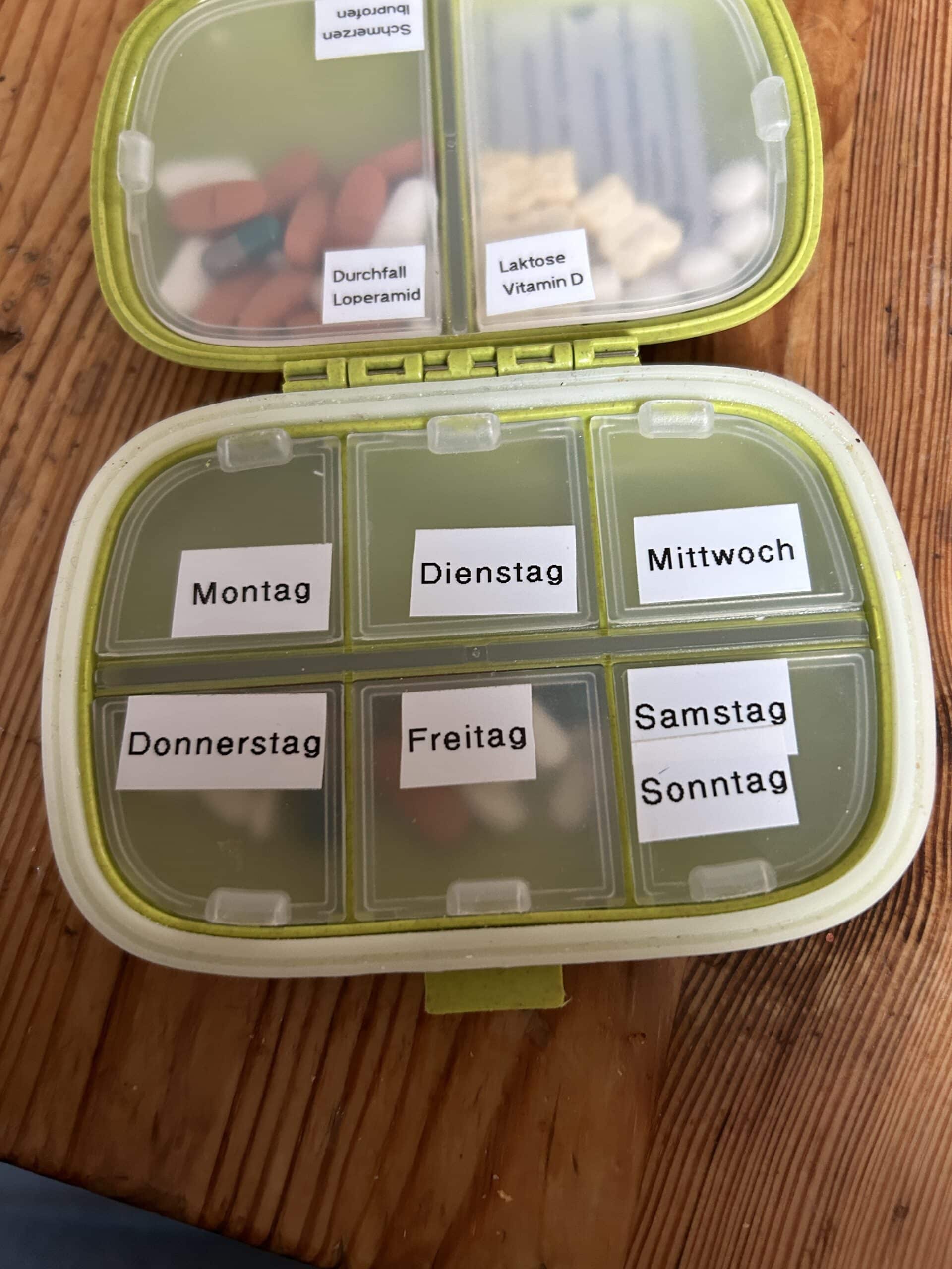 #3 und die übliche Pillendosis am Morgen.