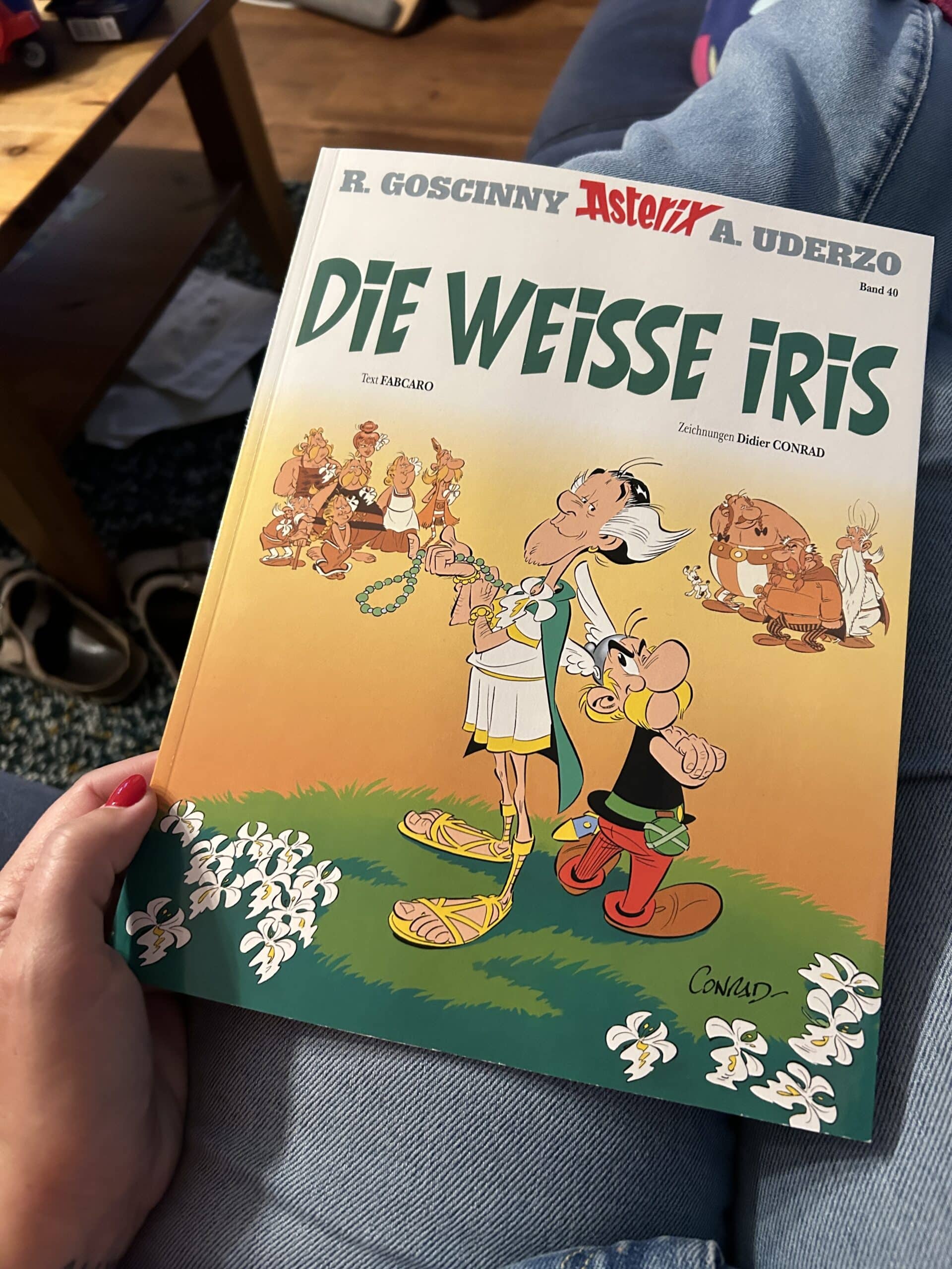 Als wir am Nachmittag einkaufen gehen, besorge ich mir das neue Asterix und Obelix Heft.