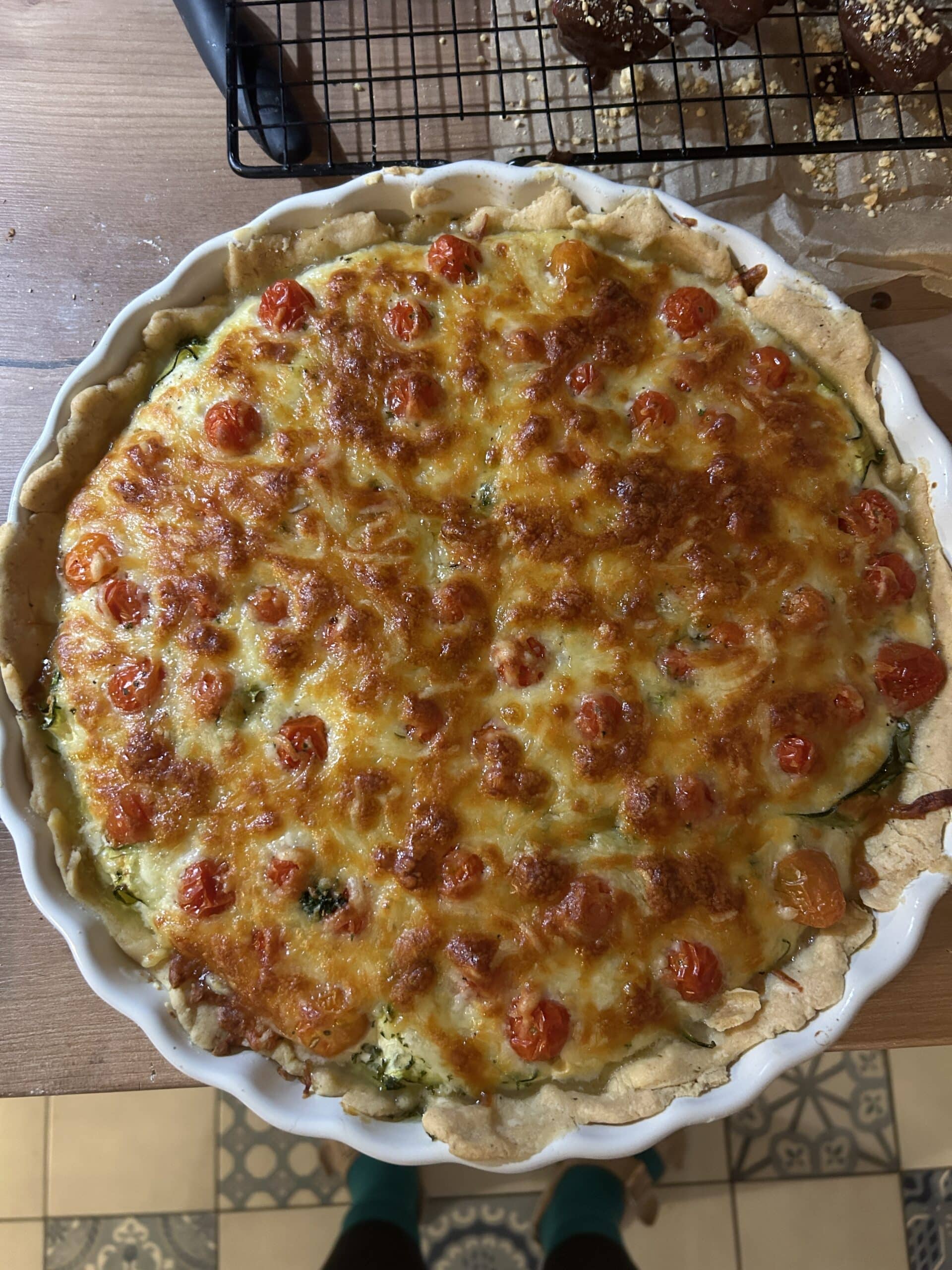 #11 Die Quiche kurz vor der kompletten Fressarie! Manchmal wünsche ich mir schon etwas mehr Wertschätzung, muss ich sagen.