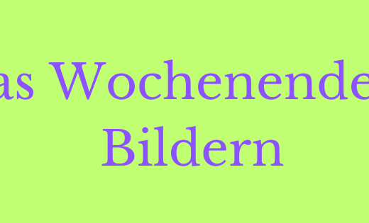 Das Wochenende in Bildern 20/21.04.24 - ihre, seine und EURE Sicht