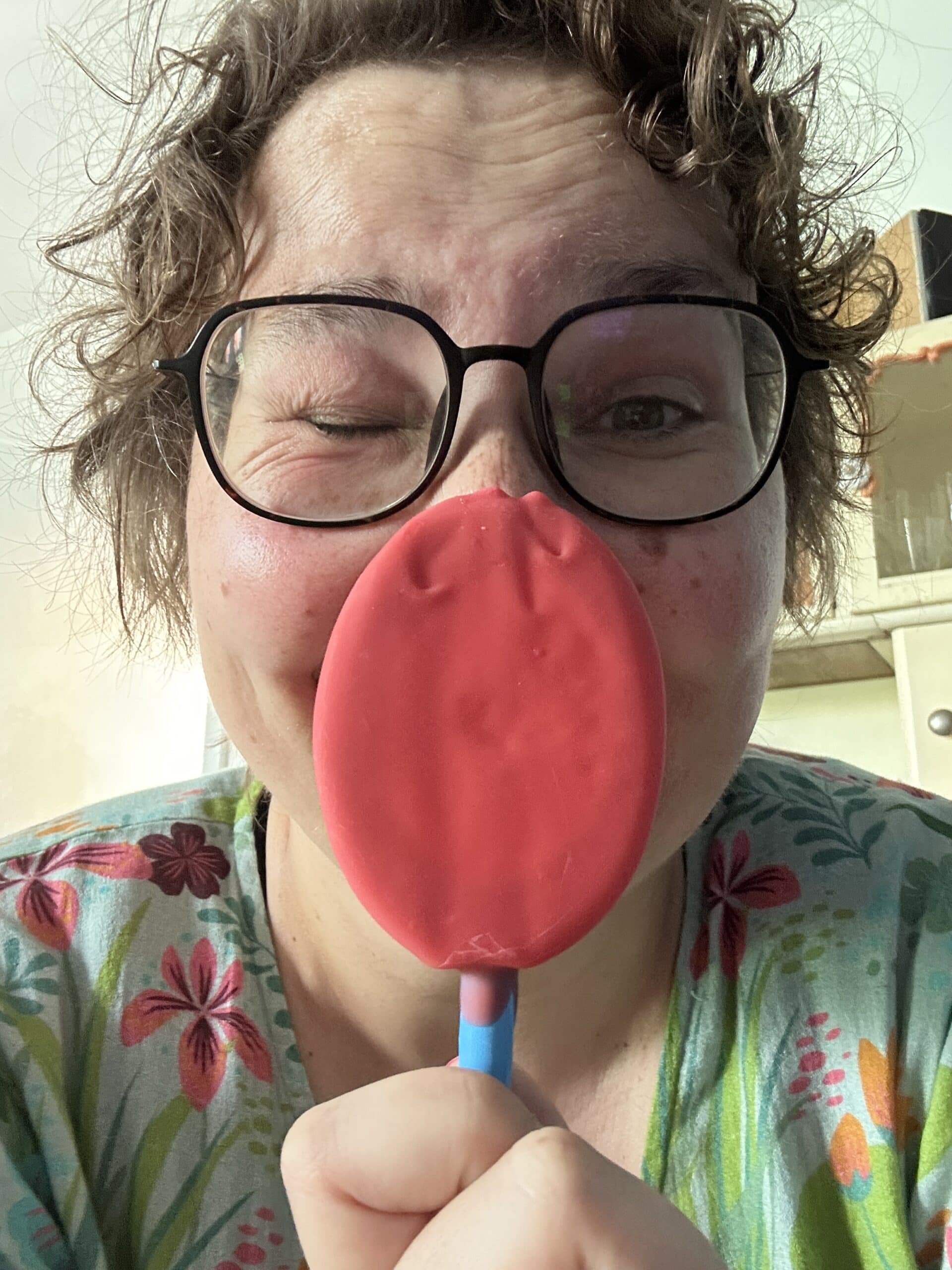 Zum Nachmittag erstmal ein Eis! Das hab ich mir wirklich ausgesucht. So lecker.