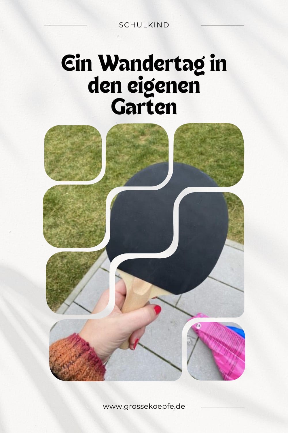 Wie mal ein Wandertag in unseren eigenen Garten stattfand