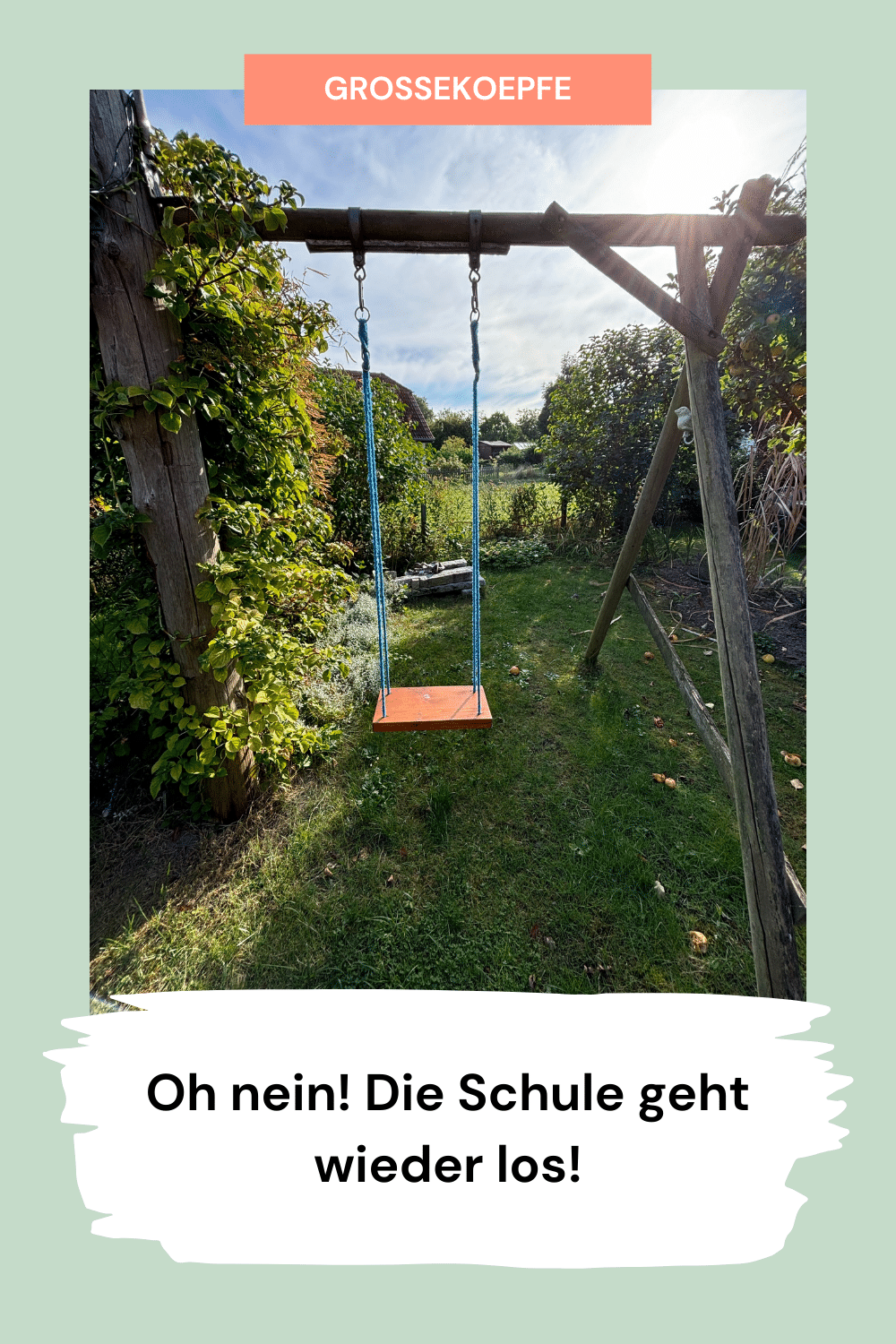 Die Schule geht wieder los