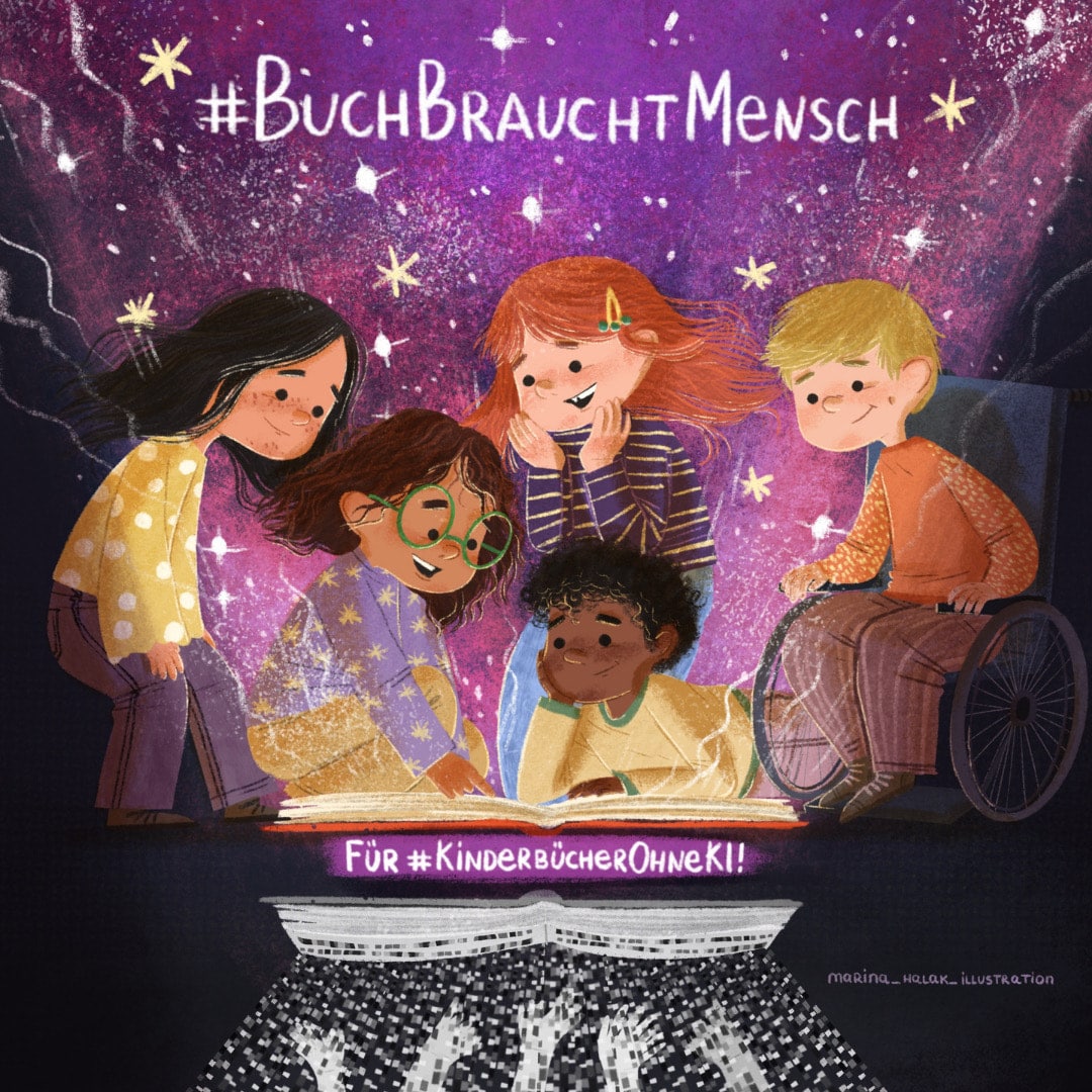 Buch braucht Mensch
