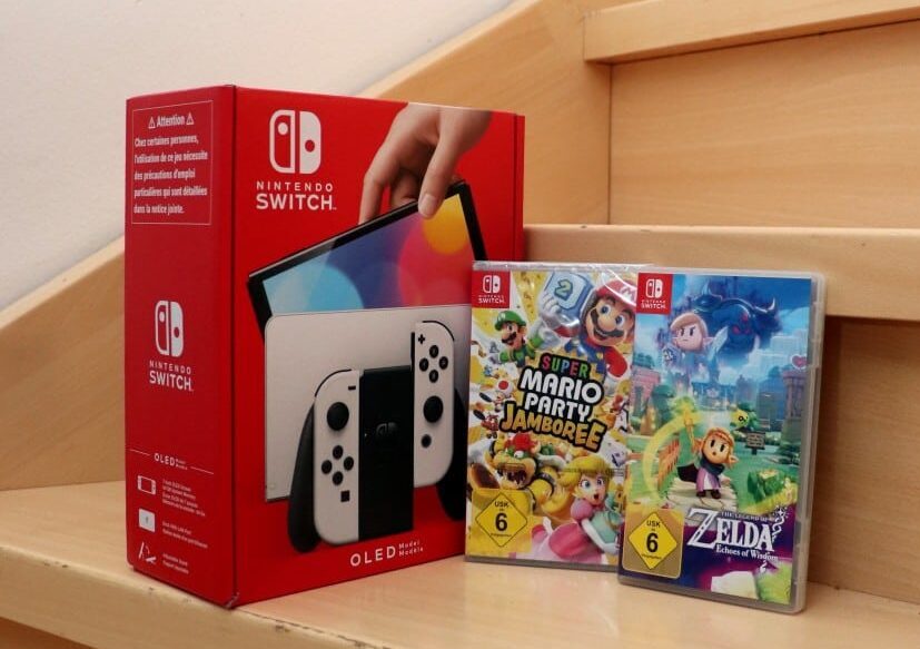 Nintendo Switch Paket zu Weihnachten