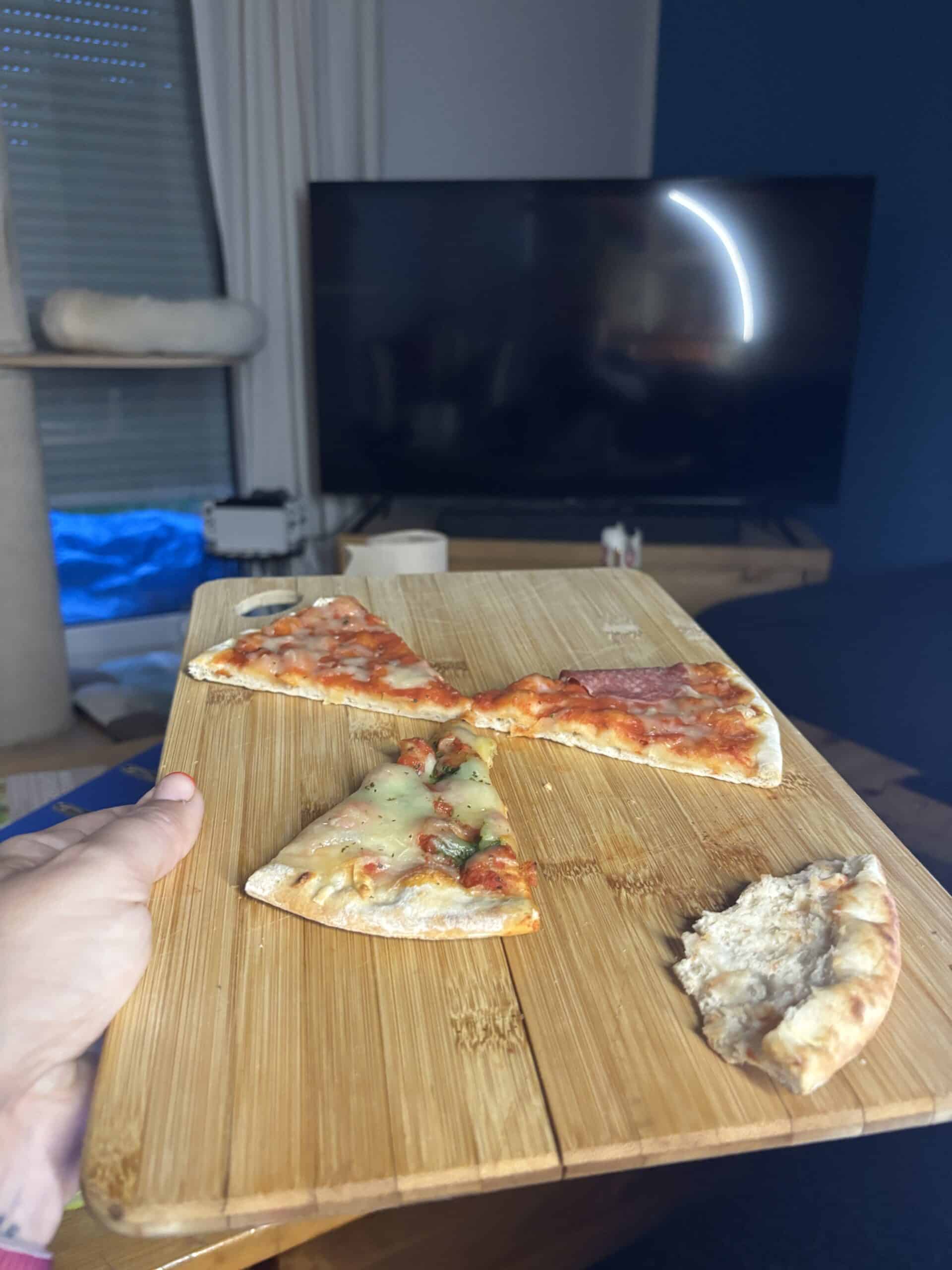 und für die Kinder gibt es zum Abend Wunschpizza.