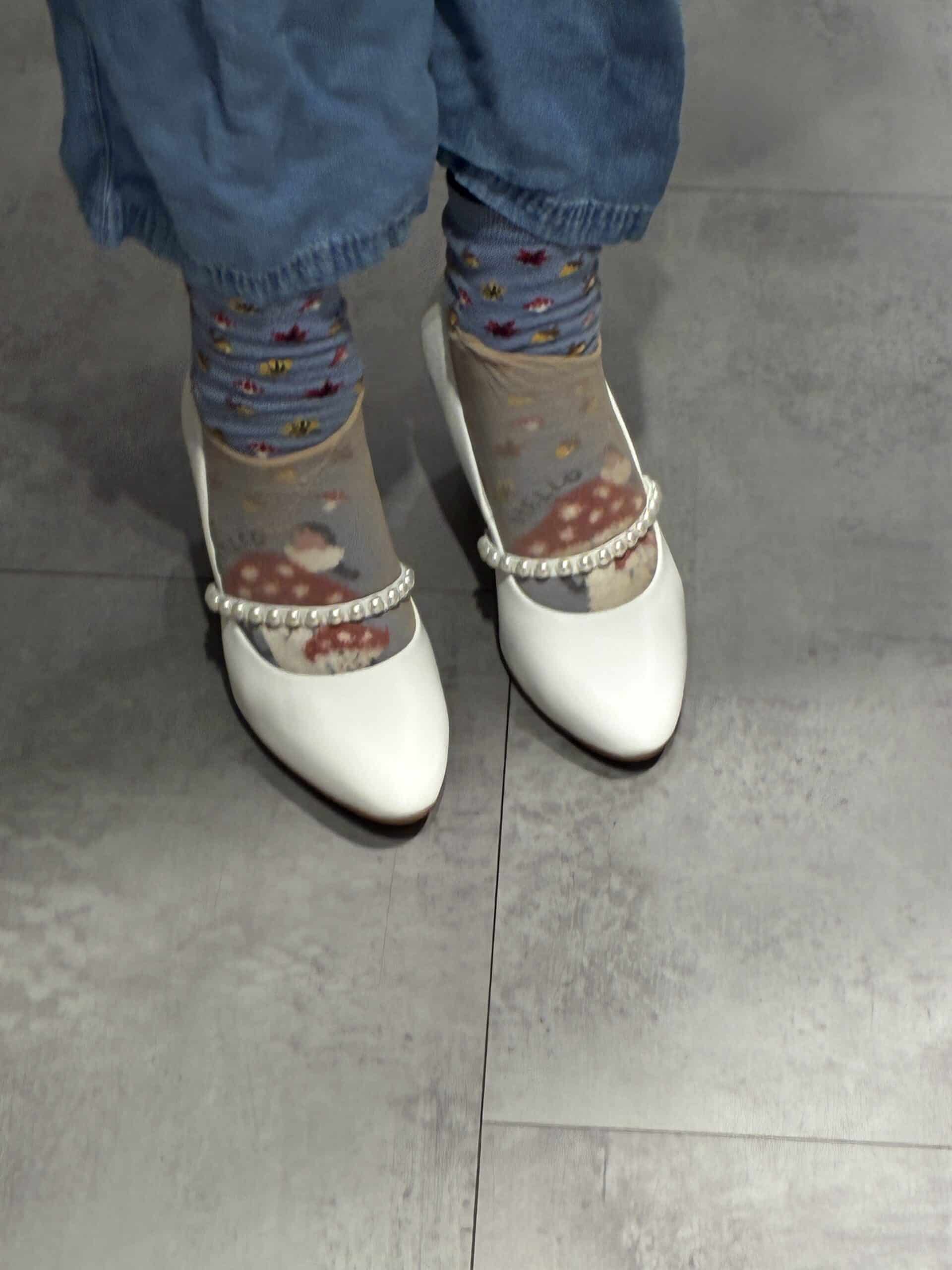 Mit den Kindern gehe ich Schuhe kaufen. Diese sind es nicht geworden.