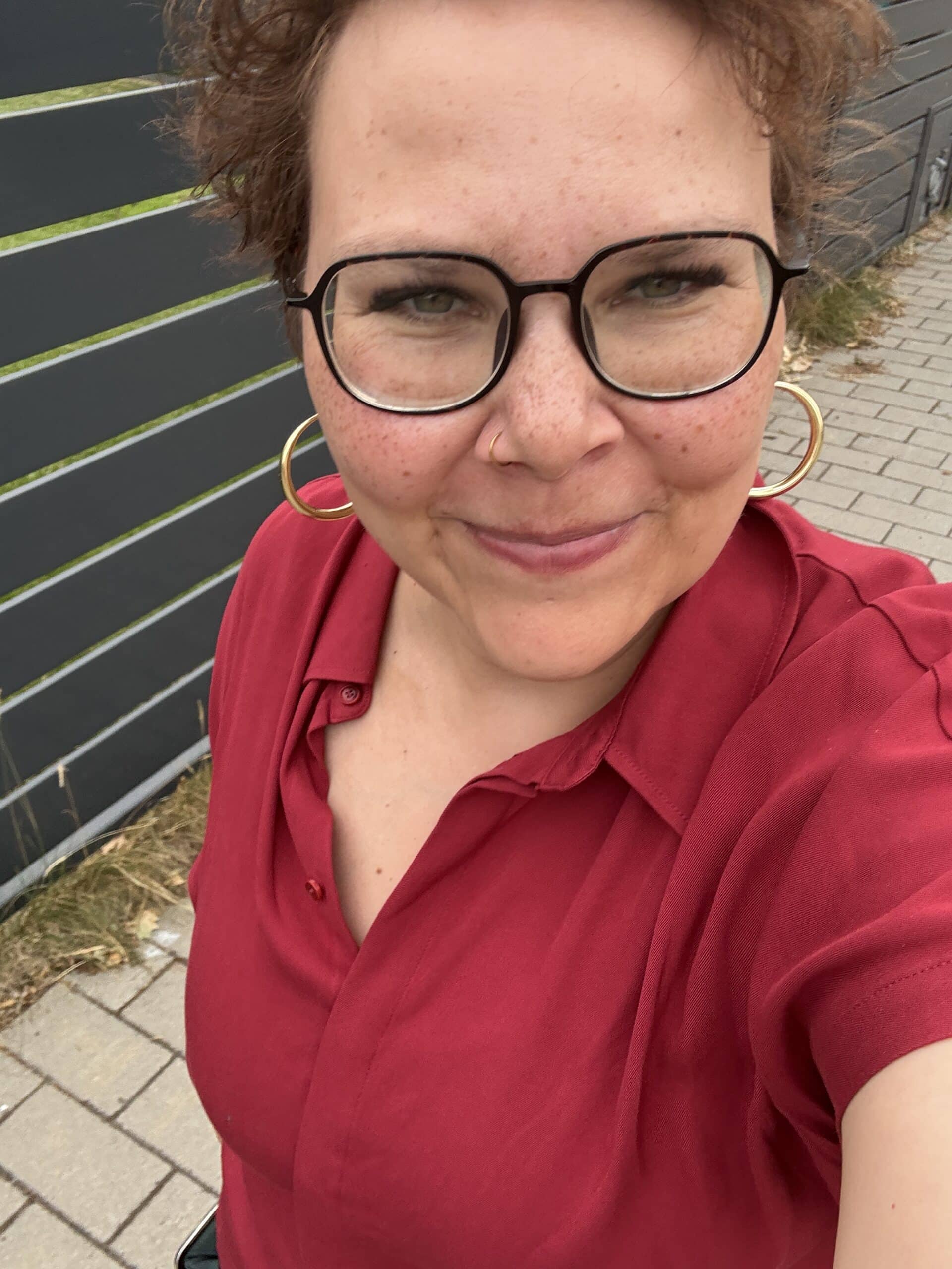 Beim Freundinnen Besuch erstmal frisch aussehen.