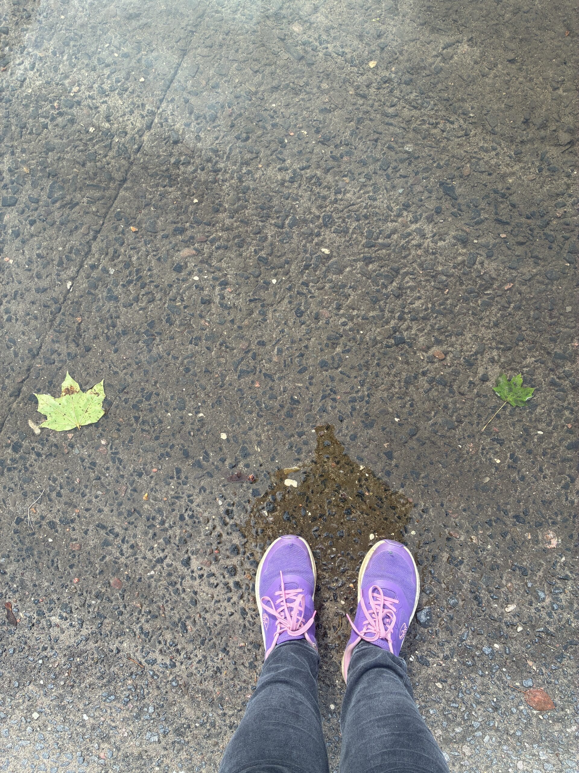 Danach geht es raus. Ich habe heute Kreislauf.