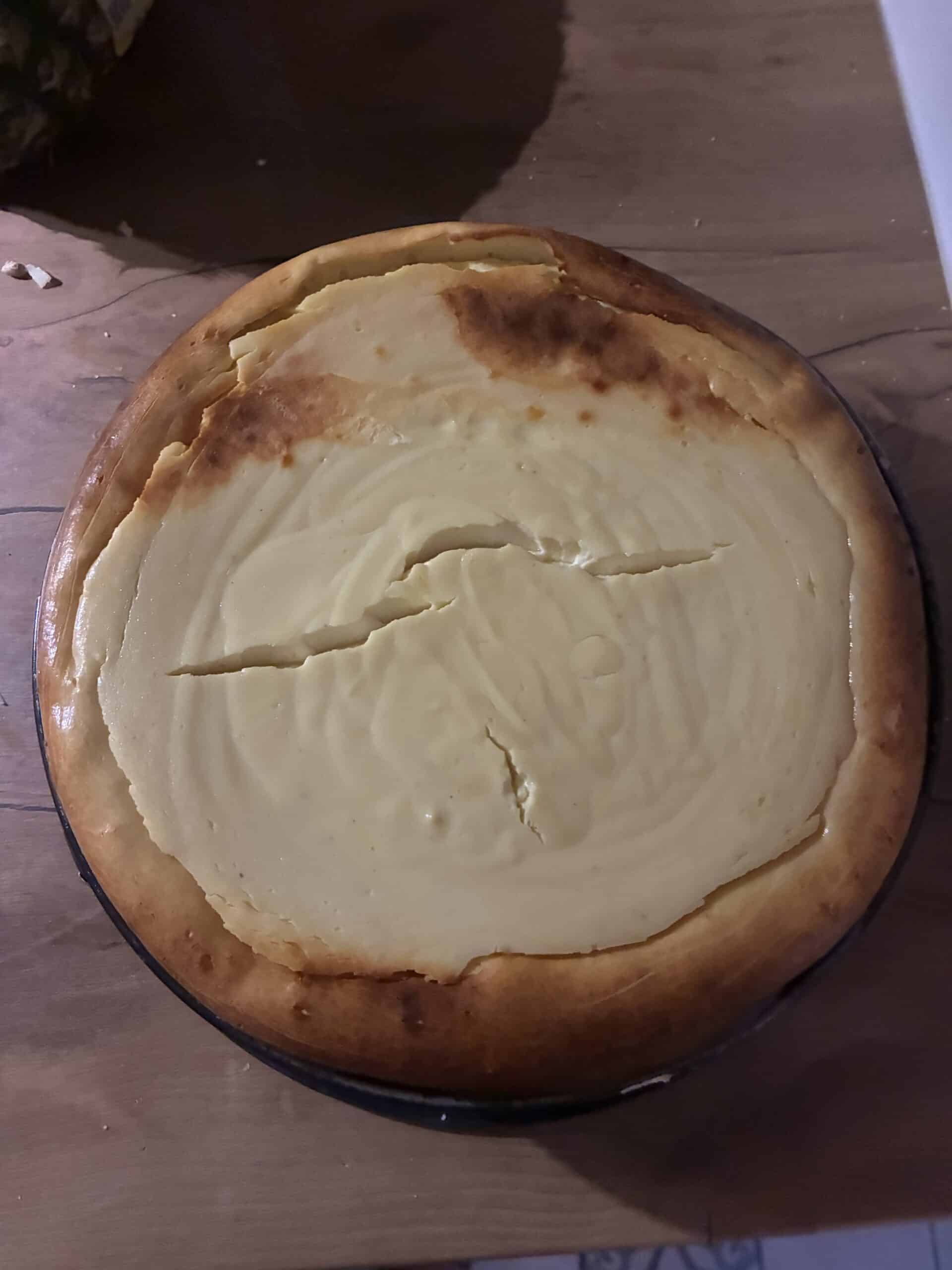 Und dann backe ich noch einen Käsekuchen