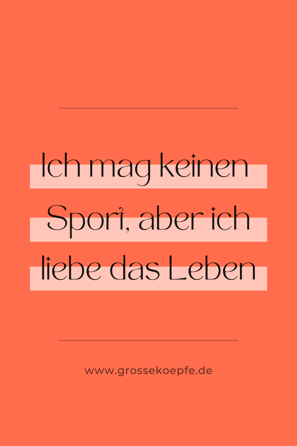 ich mag keinen sport