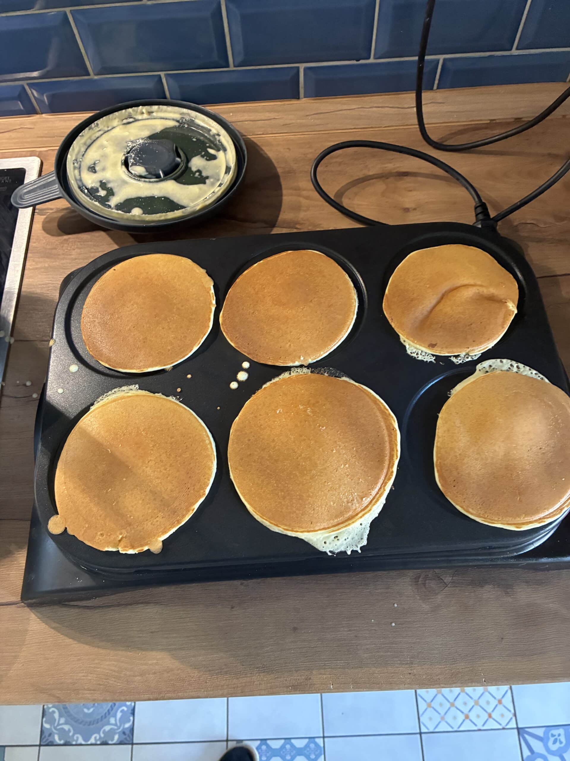 Am Nachmittag gibt es dann Pancakes für die anwesenden Kinder.