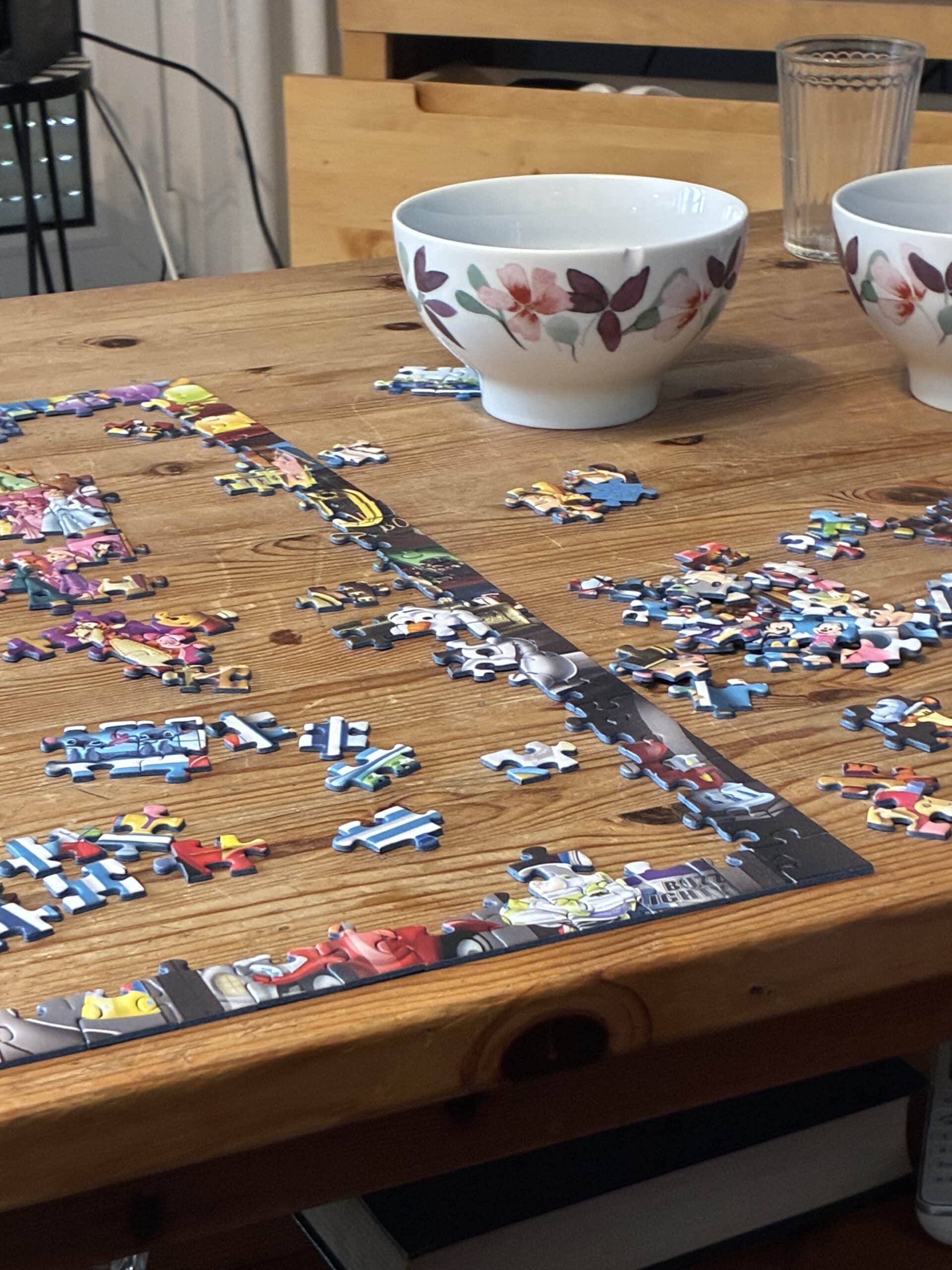 Hallo Samstag. Der Tag startet ruhig und mit Puzzle
