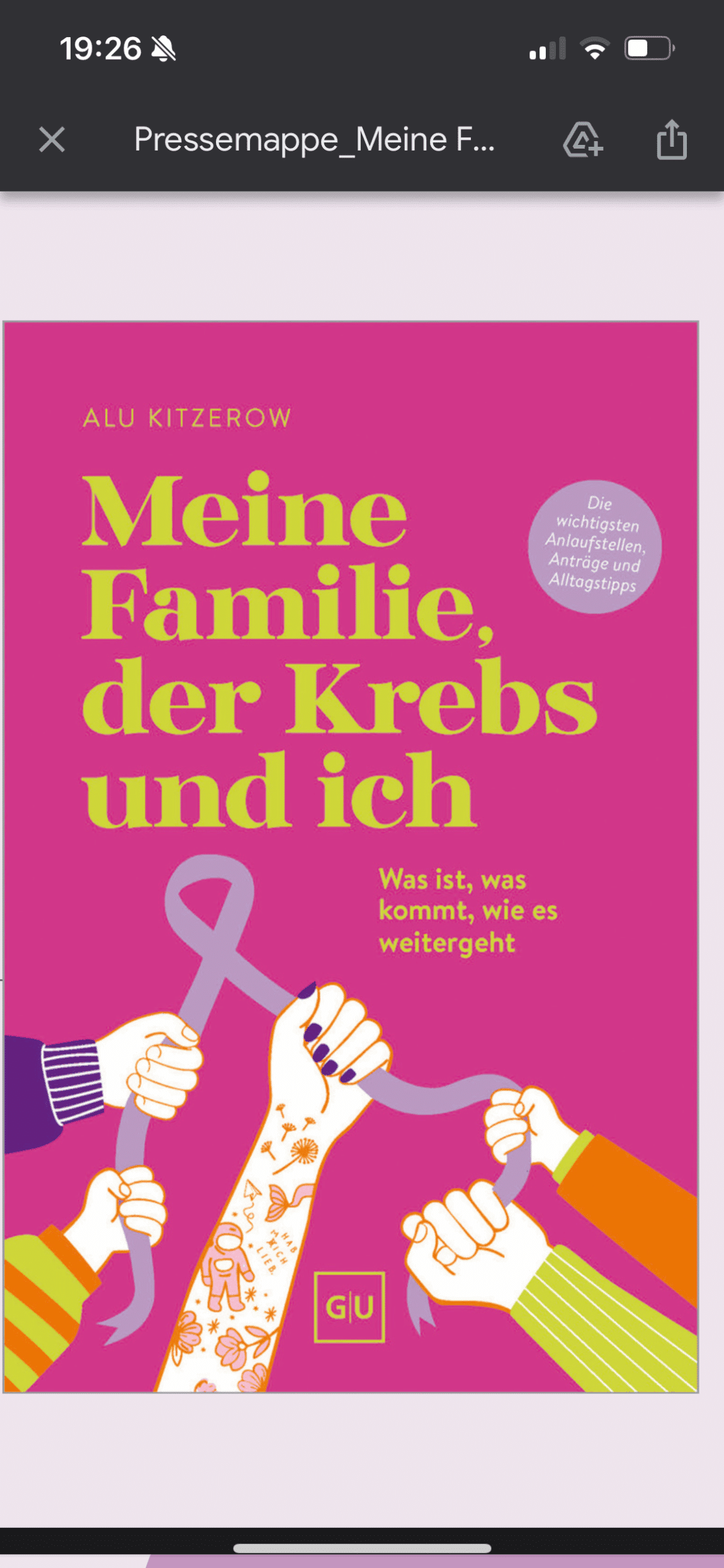Reden wir drüber, reden wir über Krebs "Meine Familie, der Krebs und ich"
