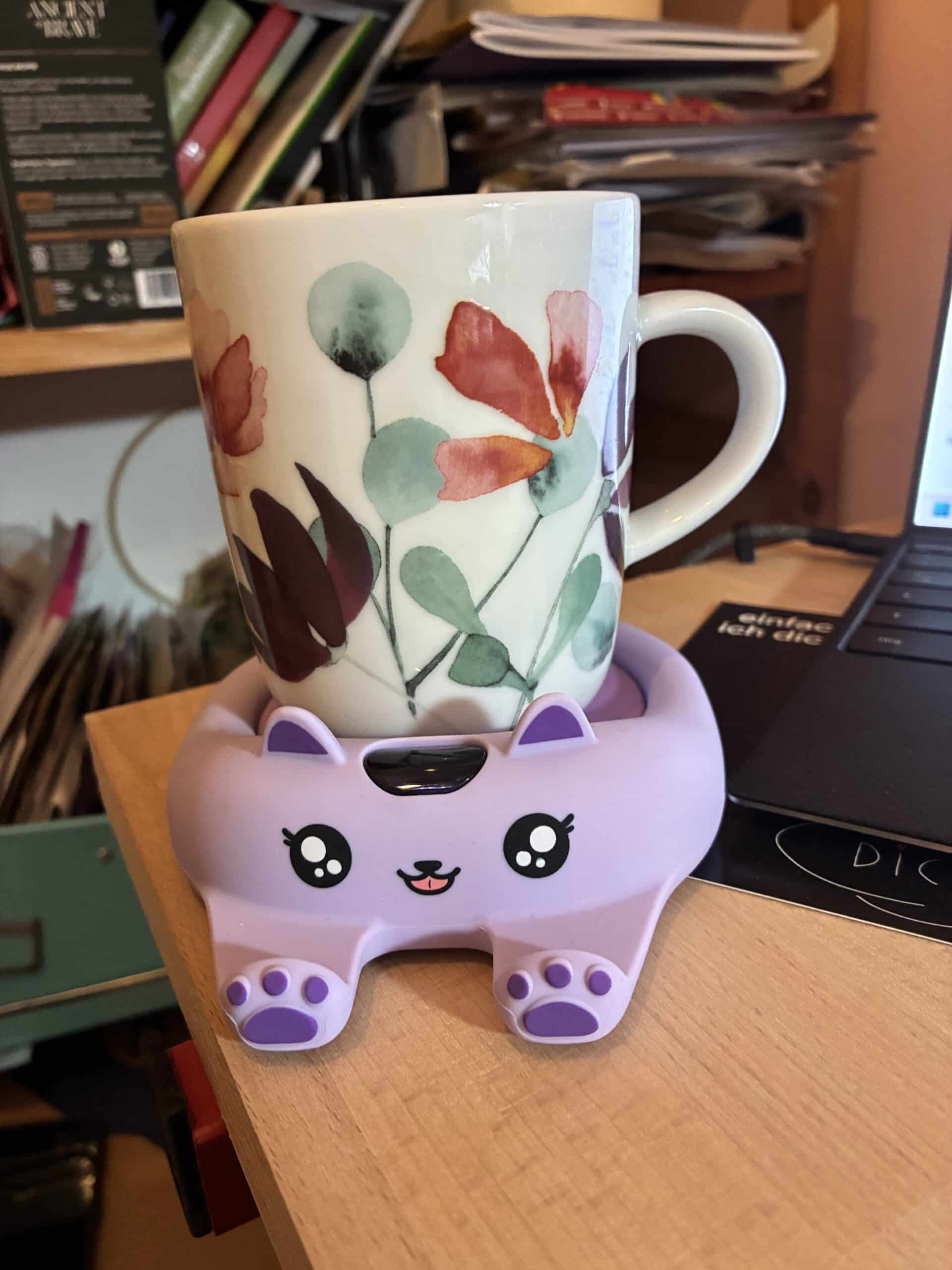 Bin so froh über diesen Tassenwärmer. Bestes Geschenk zum Geburtstag.