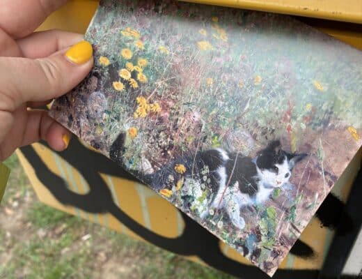 #9 Auf dem Weg auch gleich die Post weggebracht. Ich liebe es Postkarten zu schreiben.