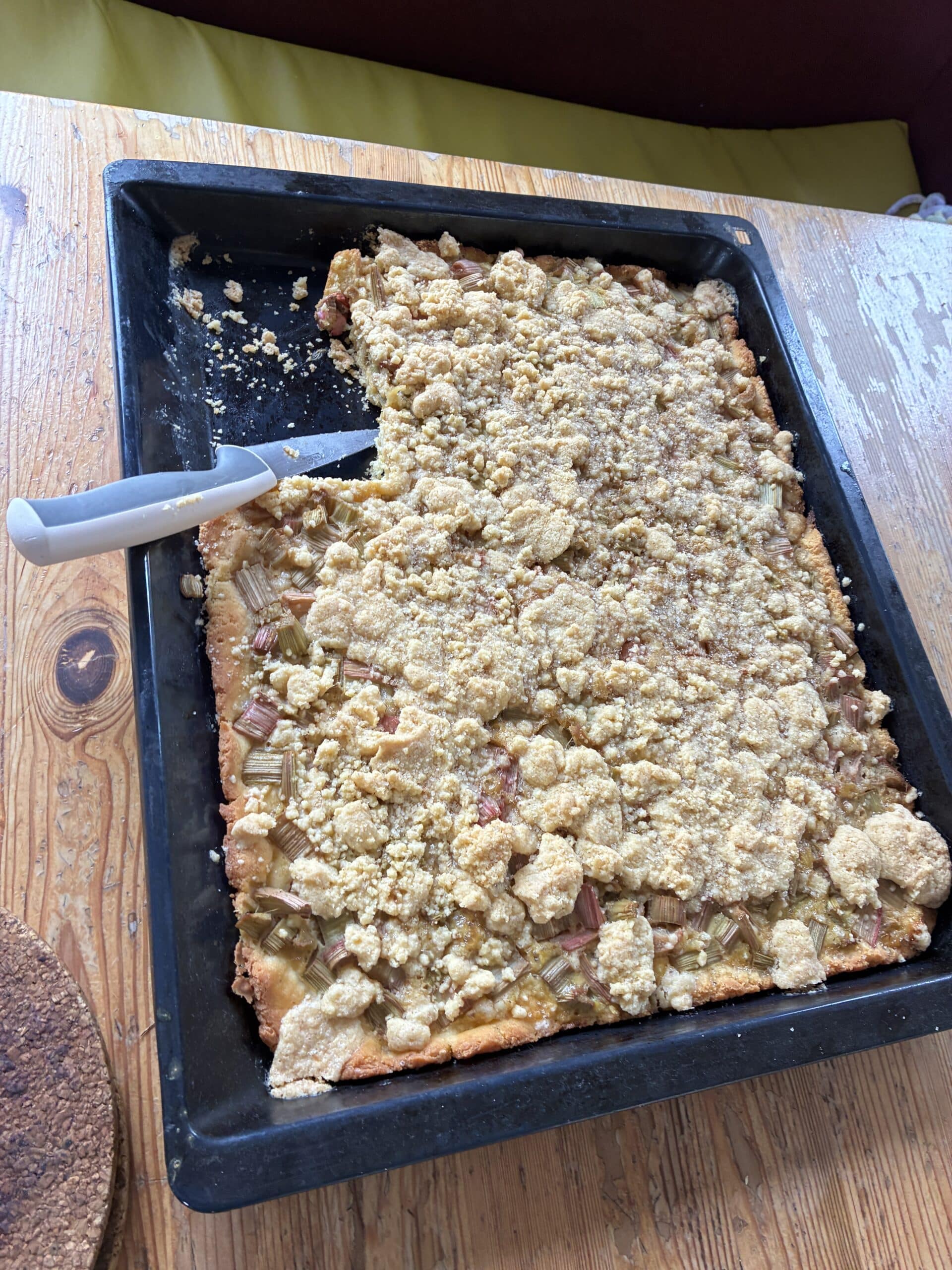 Ausserdem wird gebacken, glutenfreier Hefeteig.