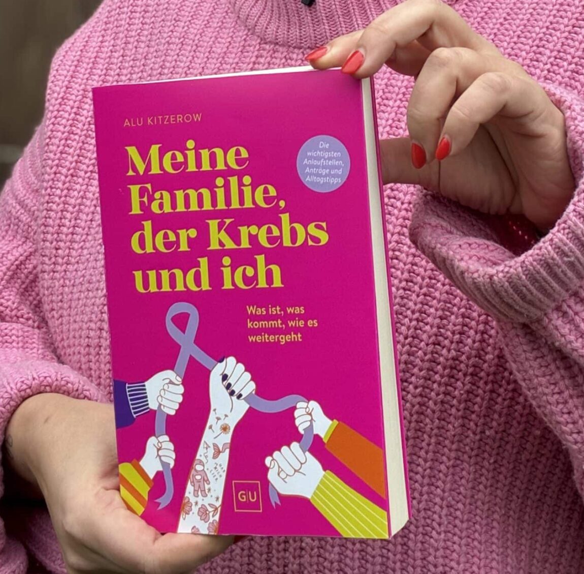 Ab Donnerstag im Handel, überall bestellbar. Meine Familie, der Krebs und ich, 20 Euro.